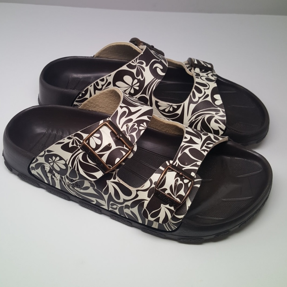Birkenstock Birkis Floral Rubber Sandals Size 39